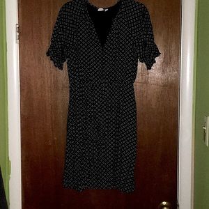 Gap Lightweight b/w print Summer Dress sz MED